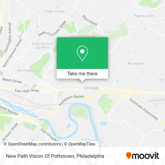 New Path Vision Of Pottstown map