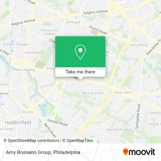 Amy Rossano Group map