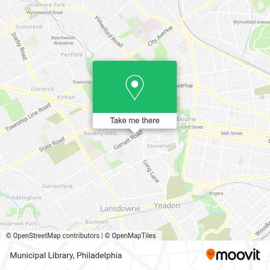 Municipal Library map