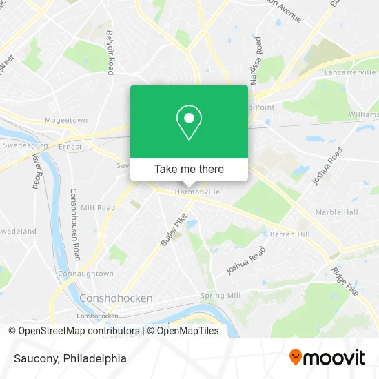 Saucony map