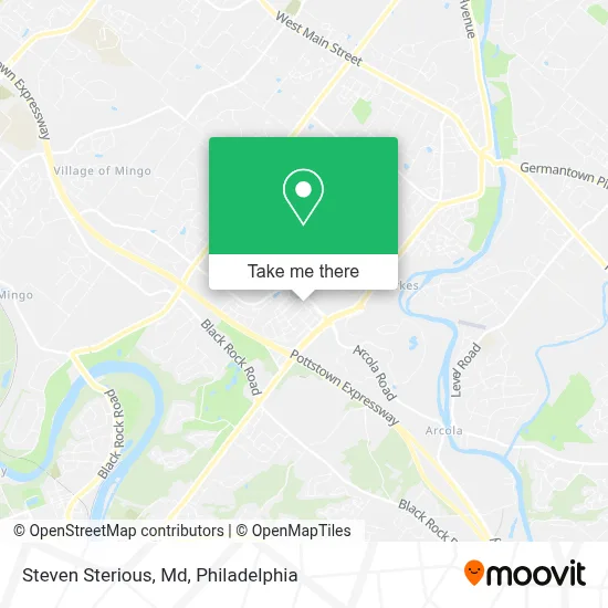 Steven Sterious, Md map