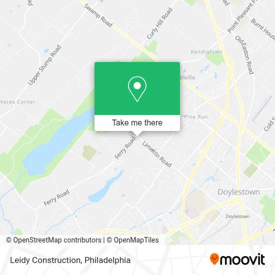 Leidy Construction map