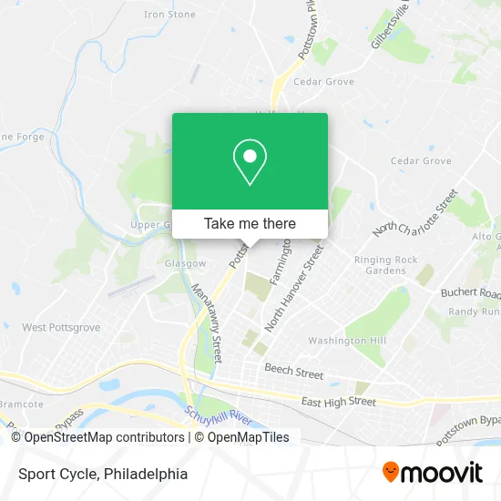 Sport Cycle map