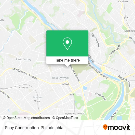 Shay Construction map