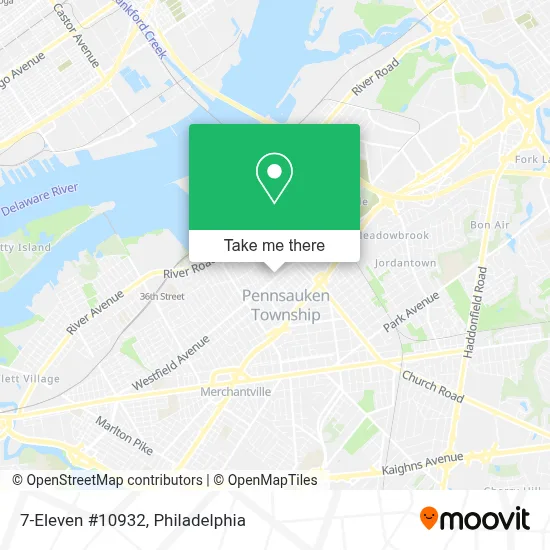 7-Eleven #10932 map
