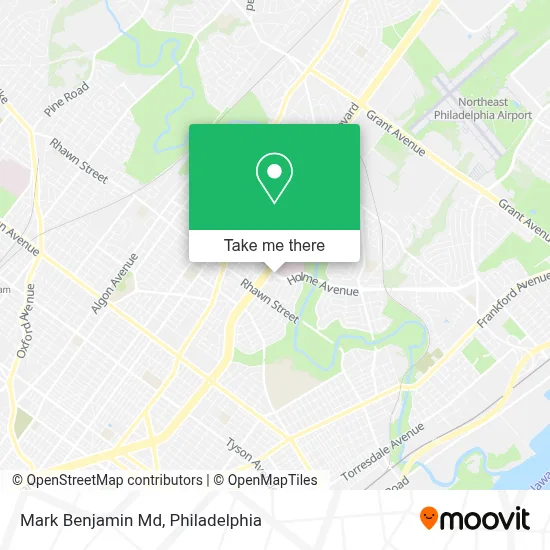 Mark Benjamin Md map