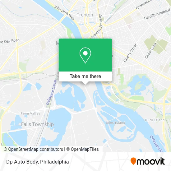 Dp Auto Body map