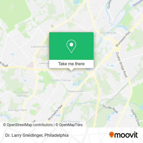 Dr. Larry Greidinger map