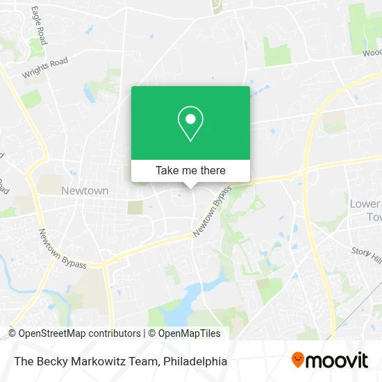 The Becky Markowitz Team map
