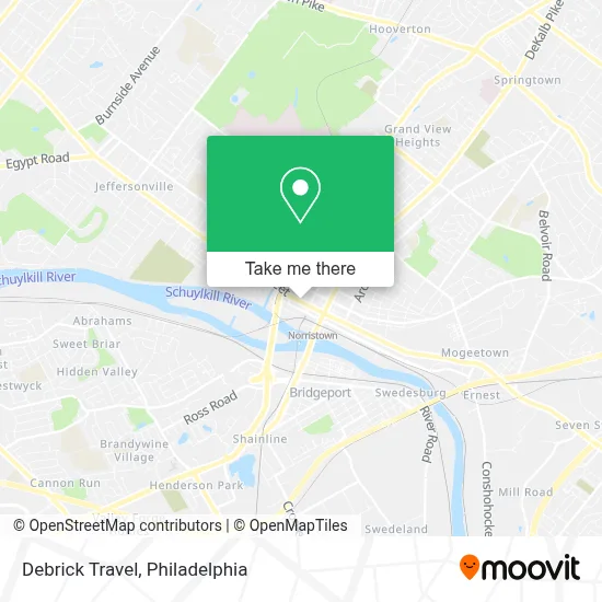 Debrick Travel map