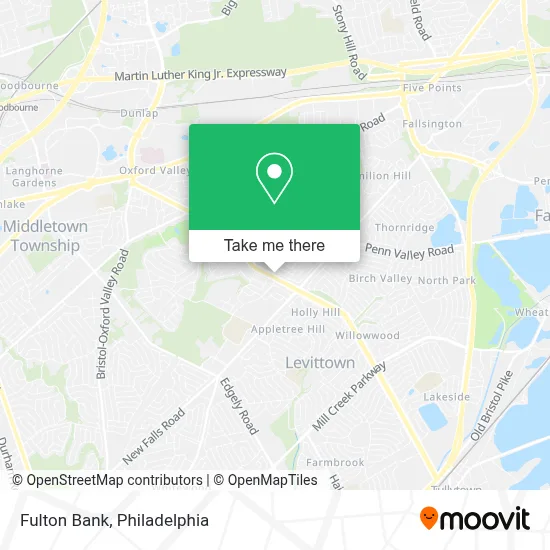 Fulton Bank map