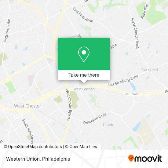 Western Union map