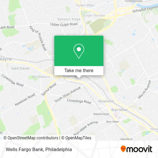 Wells Fargo Bank map