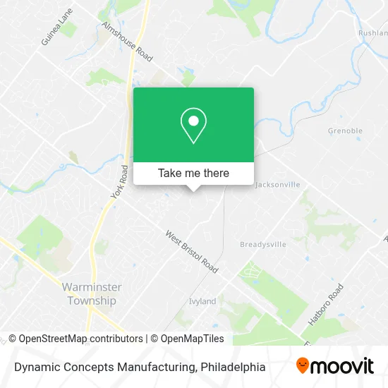 Dynamic Concepts Manufacturing map