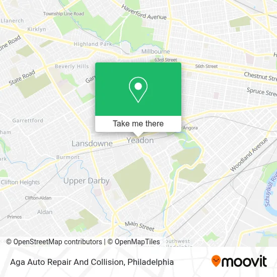 Aga Auto Repair And Collision map