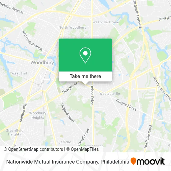 Nationwide Mutual Insurance Company map