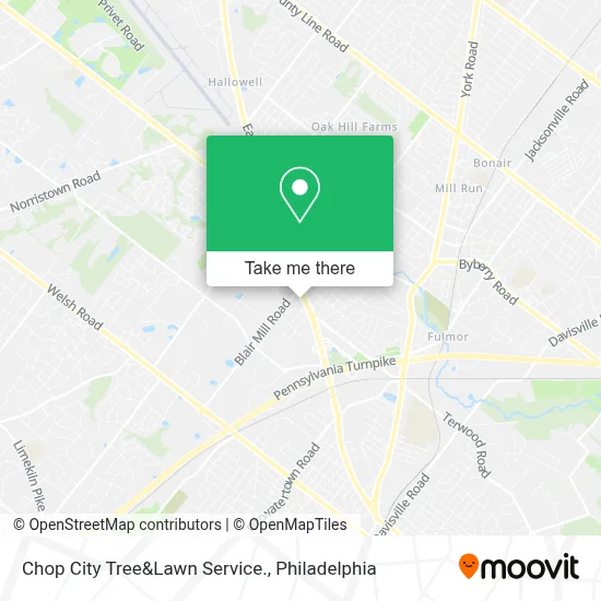 Chop City Tree&Lawn Service. map