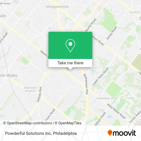 Powderful Solutions Inc map