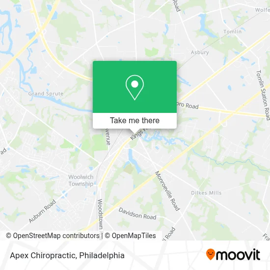 Apex Chiropractic map