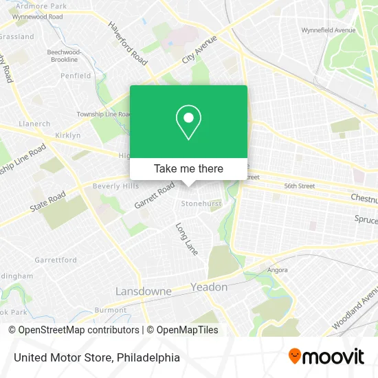 United Motor Store map