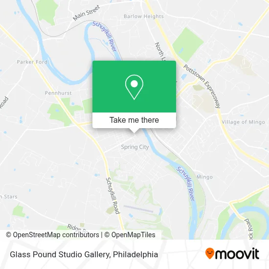 Glass Pound Studio Gallery map