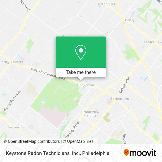 Keystone Radon Technicians, Inc. map