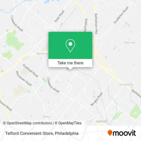 Telford Convenient Store map