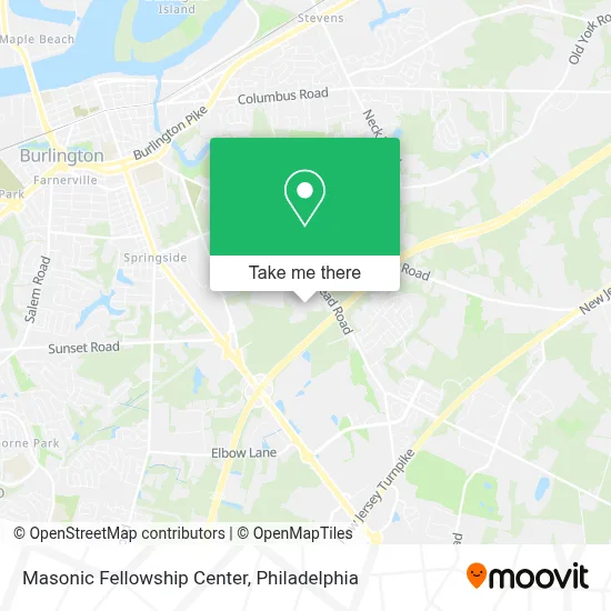 Masonic Fellowship Center map