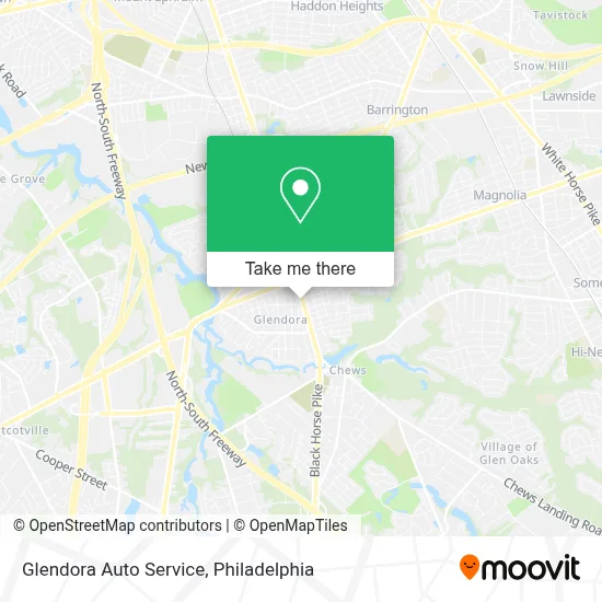 Glendora Auto Service map