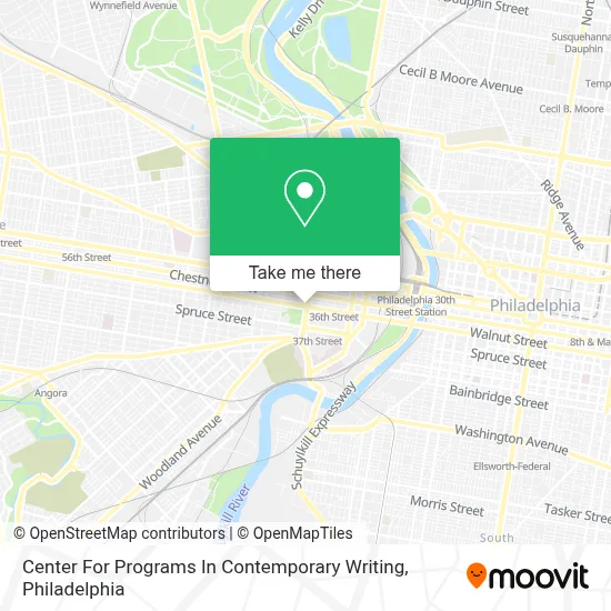 Center For Programs In Contemporary Writing map