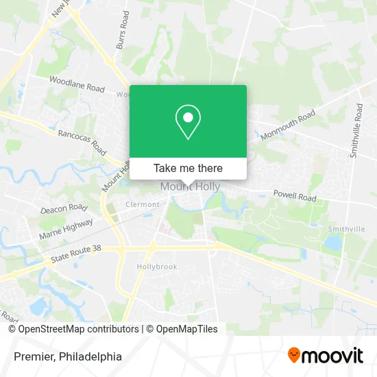 Premier map