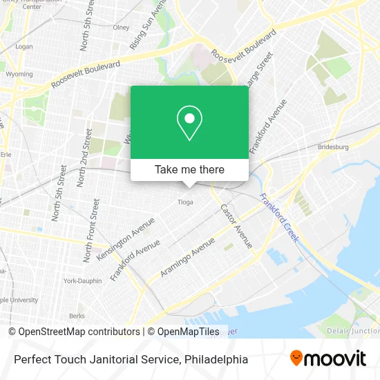 Perfect Touch Janitorial Service map