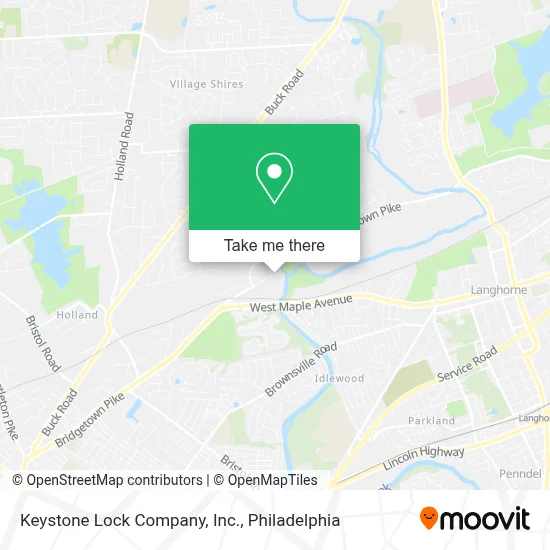 Keystone Lock Company, Inc. map