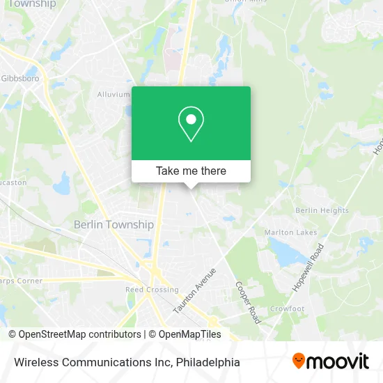 Wireless Communications Inc map