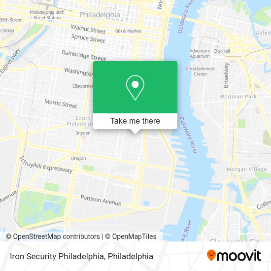 Iron Security Philadelphia map
