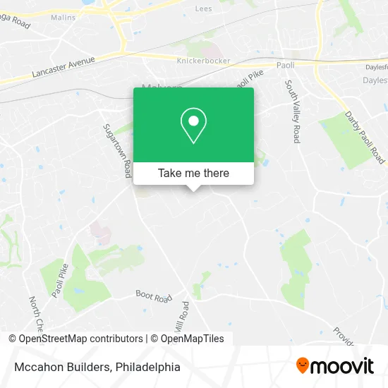 Mccahon Builders map