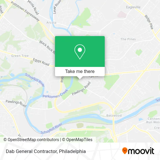 Dab General Contractor map
