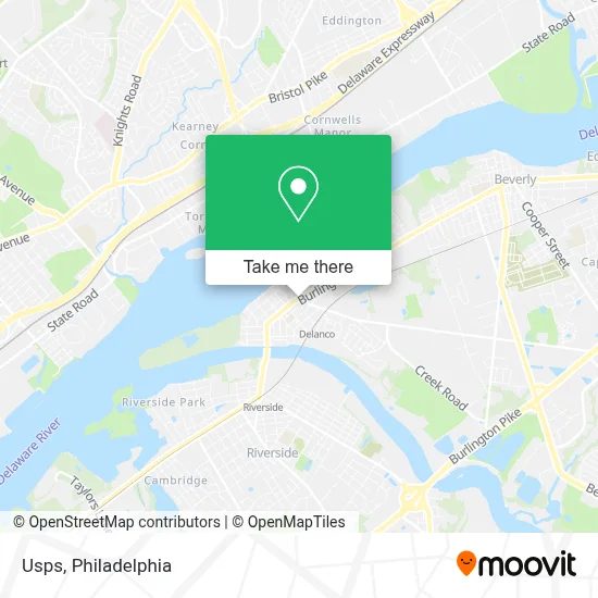 Usps map