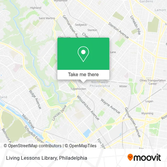 Living Lessons Library map