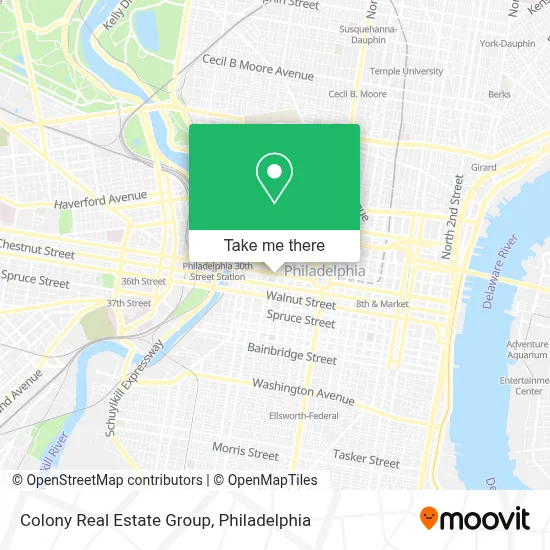 Colony Real Estate Group map