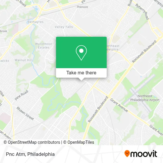 Pnc Atm map