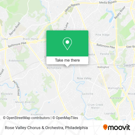 Rose Valley Chorus & Orchestra map