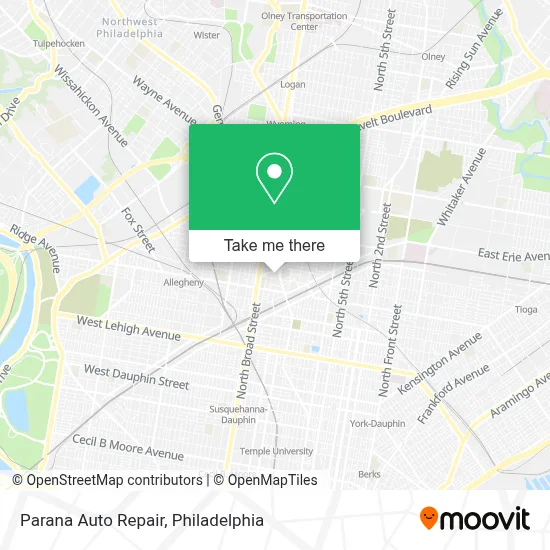 Parana Auto Repair map