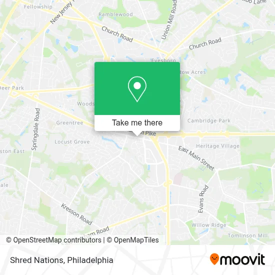 Shred Nations map