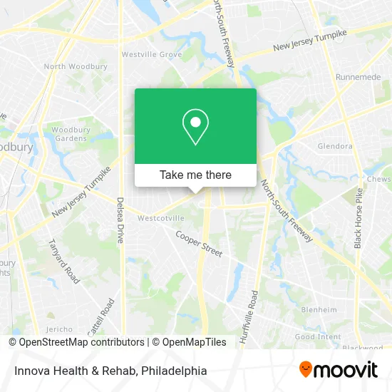 Innova Health & Rehab map