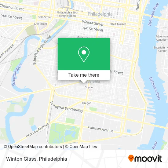 Winton Glass map