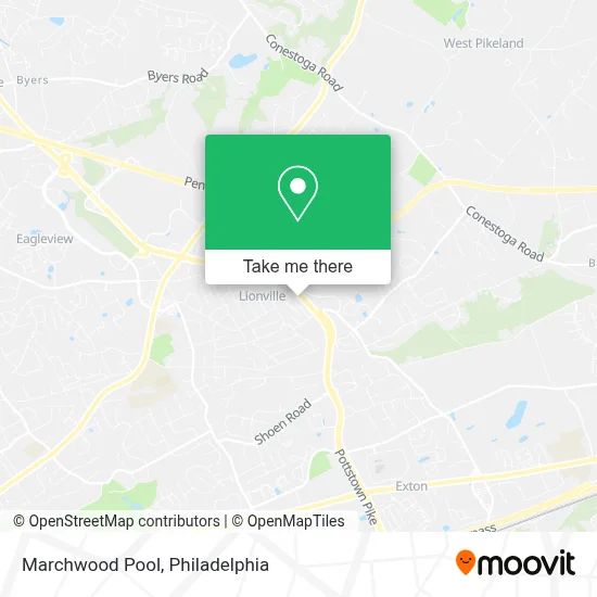 Marchwood Pool map
