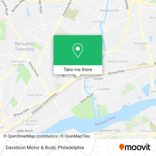 Davidson Motor & Body map