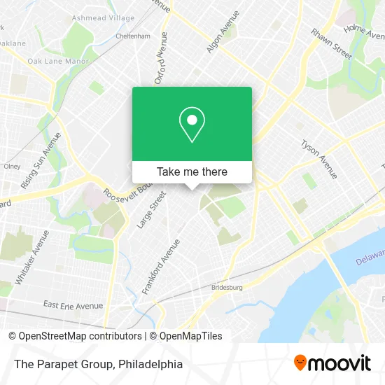 The Parapet Group map