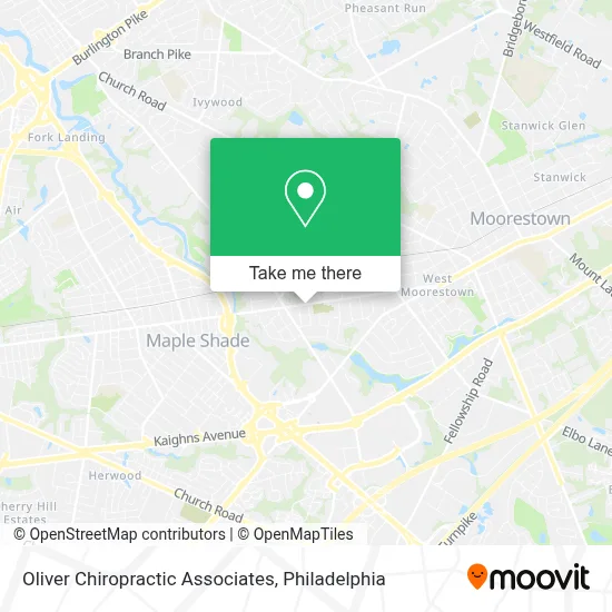 Oliver Chiropractic Associates map